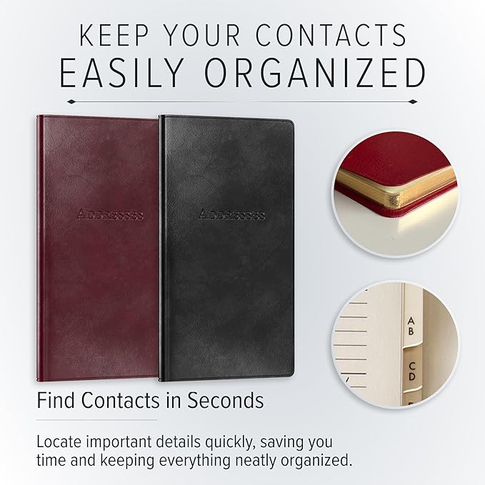 Gallery Leather Small Address Book - Image 3