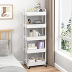Sywhitta 5-Tier Plastic Rolling Utility Cart - Image 5