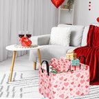 FUULOXE Rectangular Valentines Basket Storage Bin - Image 4