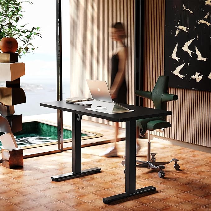 HUANUO 48" x 24" Electric Standing Desk Adjustable Height, 4 Memory Height - Image 2