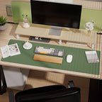 Aothia Leather Desk Pad Protector, Office Desk Mat, Large Mouse Pad, Laptop - Image 4
