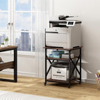Fannova 23.6 x 23.6 Inches Large Printer Stand, 3 Tier Square Printer Table - Image 2