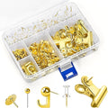 GOOLADA 315Pcs 5 Style Gold Push Pins, Decorative Push Pins, Cute Pushpin Clip by GOOLADA