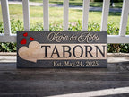 Custom Family Name Sign | Personalized Wooden Wedding Gift | Rustic Last Name - Image 7