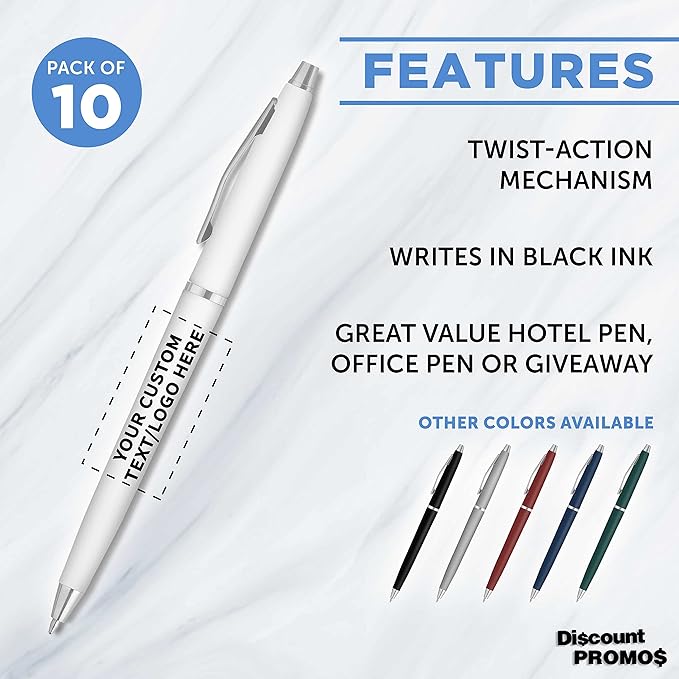 DISCOUNT PROMOS Custom Langham Ballpoint Ink Pen - Image 2