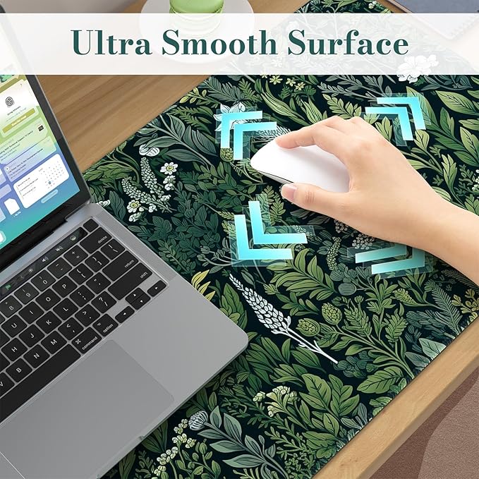 iCasso Desk Mat, Big Desk Pad, XXL Extended Gaming Mouse Pad, Large Mouse Pad - Image 3