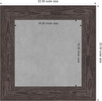 Amanti Art Black Framed Magnetic Board 22x22 Small Vision Board - Image 4