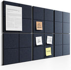 Bumusty Large Cork Board Alternative-36 x24 Felt Bulletin Board Tiles, by Bumusty