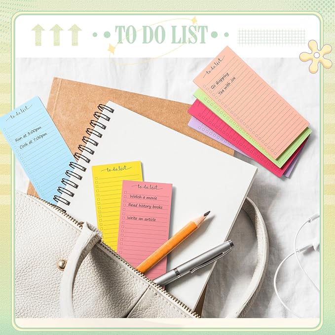 Censen 10 Pack 500 Sheets To Do List Notes Daily Checklist Notepads - Image 4