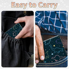 BWEGRHE Slim Credit Card Holder, Fun Dinosaurs RFID Blocking Metal Wallet - Image 7