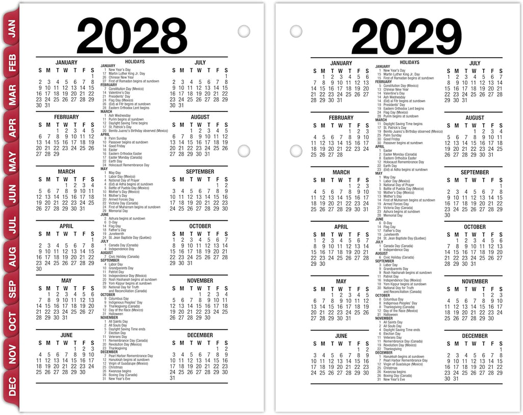 AT-A-GLANCE 2027 Desk Calendar Refill, Daily Desk Pad Refill, 3.5" x 6", Standard, Loose-Leaf (E717T5027)
