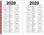 AT-A-GLANCE 2027 Desk Calendar Refill, Daily Desk Pad Refill, 3.5" x 6", Standard, Loose-Leaf (E717T5027)