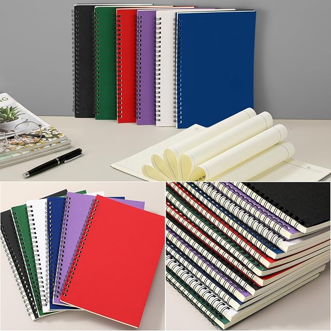 Leelosp 12 Pack Small Spiral Notebook A5 Lined College Ruled Spiral Journal - Image 5