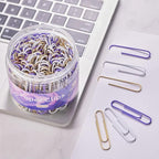 NEEWAY 200pcs Large Purple Paper Clips, 2 Inch Jumbo Paper Clip, Ceative - Image 6