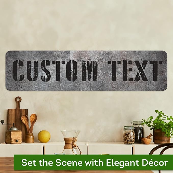 Custom Sign, Custom Street Sign, 11 Font Colors, 13 Font Styles, 4 Hole Options - Image 4