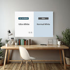 J&J worldwide Magnetic Glass Whiteboard 4' x 3' Ultra White, Large Frameless - Image 4