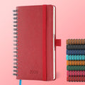 IN-LUXPRO Planner 2026 Daily Weekly and Monthly, 6.5"x3.75", 12 Months Spiral by IN-LUXPRO