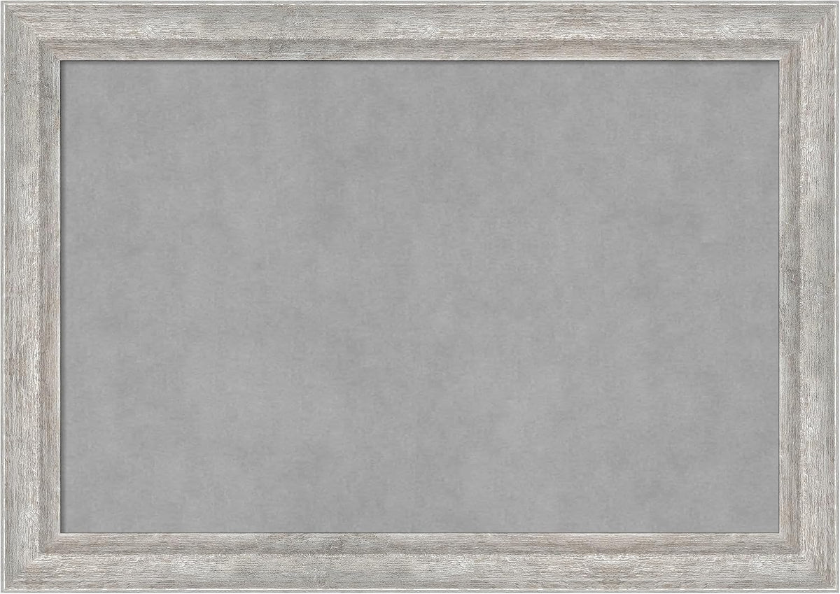Amanti Art Silver Framed Magnetic Board 19x27 Medium Vision Board