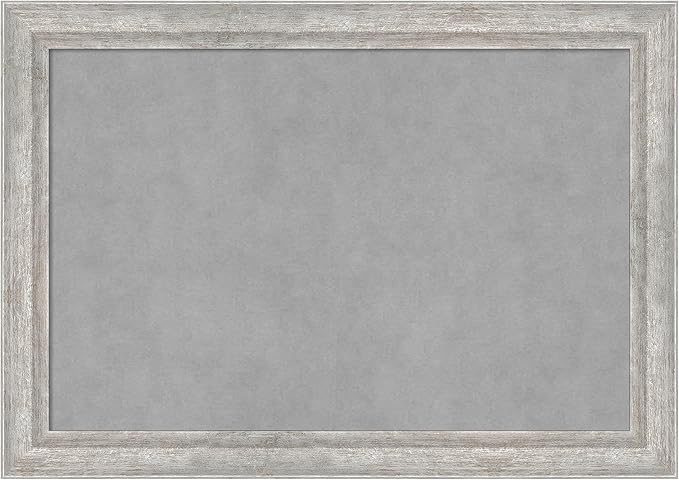 Amanti Art Silver Framed Magnetic Board 19x27 Medium Vision Board by AmantiArt