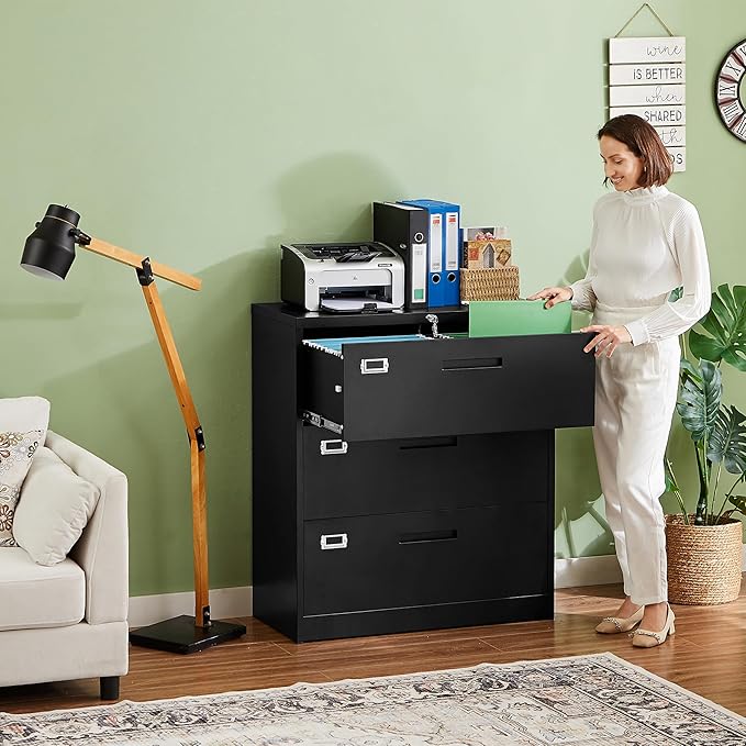 Letaya Lateral 3 Drawer File Cabinets - Image 2