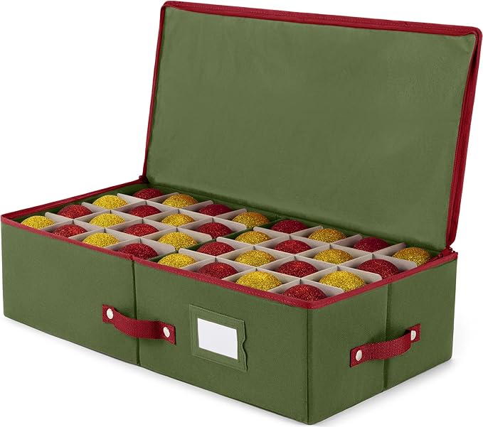 ZOBER Underbed Christmas Ornament Storage Box by ZOBER