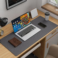 K KNODEL Felt Desk Mat, Large Desk Pad Protector, Office Computer Desk Mat by K+KNODEL
