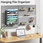 Lavatino 6-Tier Hanging File Organizer, Wall Mount File Holder - Image 6