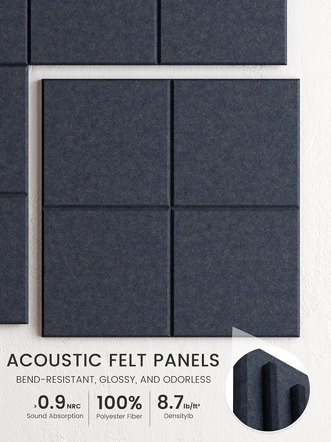 Bumusty Large Cork Board Alternative-36 x24 Felt Bulletin Board Tiles, - Image 3