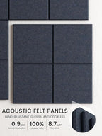 Bumusty Large Cork Board Alternative-36 x24 Felt Bulletin Board Tiles, - Image 3
