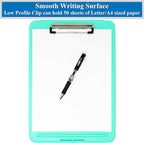 Think2Master Teal Plastic Storage Clipboard. | 25% Heavier & 25% Sturdier| - Image 4