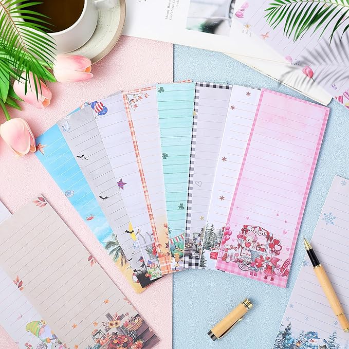 Eaasty 12 Pcs Seasonal Holiday Magnetic Notepads - Image 7
