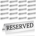 Milkary 30Pcs Metal Reserved Table Signs, Double Sided Reserved Seating Signs by Milkary