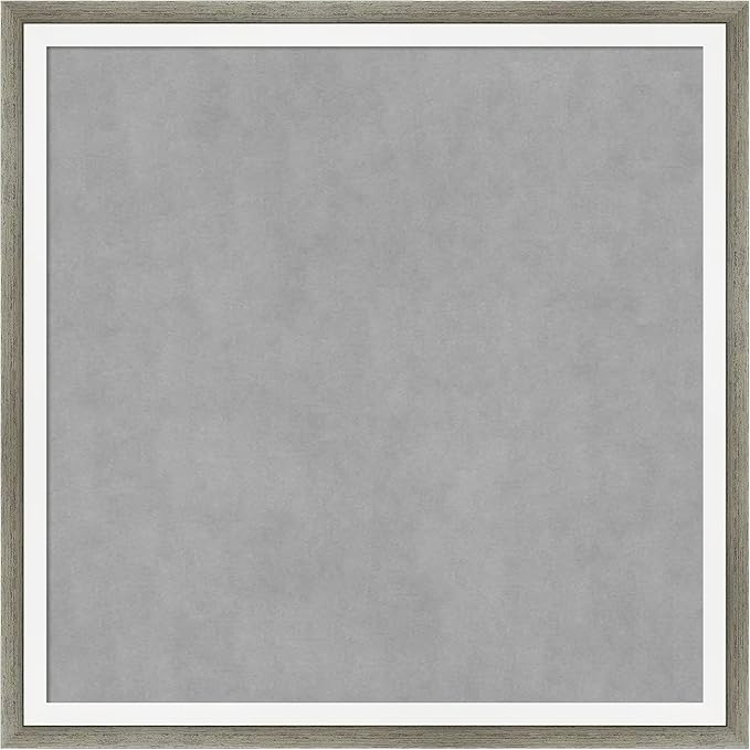 Amanti Art Silver Framed Magnetic Board 13x13 X-Small Vision Board by AmantiArt
