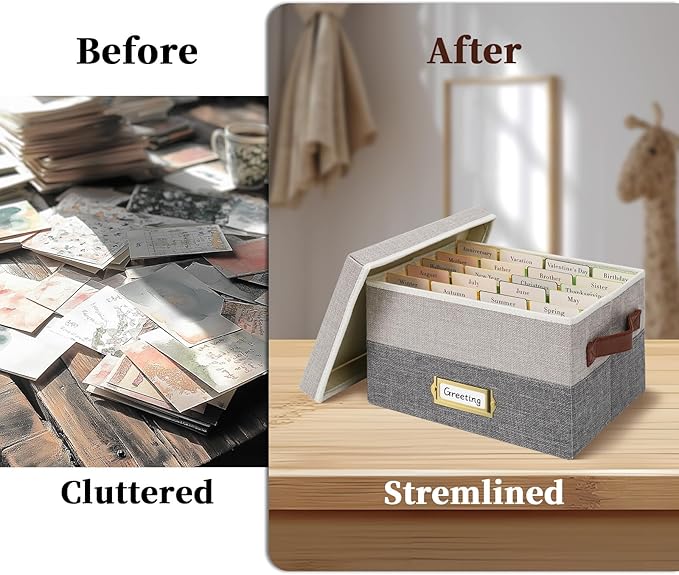 Vienrose Greeting Card Organizer Box - Image 5