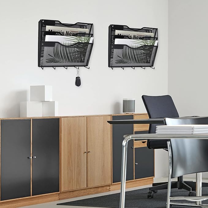 EASEPRES 3 Pocket Mesh Hanging File Organizer - Image 7