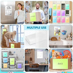 Outus Self Adhesive Shop Ticket Holders Clear Plastic Sleeves Adhesive Pockets - Image 7