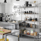 Regal Altair 18" Deep x 36" Wide x 74" Height Wire Shelving Kit | 5-Tier | NSF - Image 6