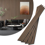 VallisCo 4-Piece Wood Slat Acoustic Panels by VallisCo