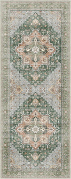 GENIMO 2x10 Runner Rugs for Hallway, Machine Washable Non Slip Vintage Rugs - Image 7