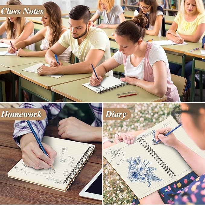 Leelosp 12 Pack Small Spiral Notebook 5 x 7 Inch Lined College Ruled Spiral - Image 7