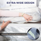 Ultrablock Mattress Bags for Moving or Storage – 6 Mil Plastic Cover, Tear and Puncture Resistant, Non-Slip Grip, Extra Thick Queen Size Bag