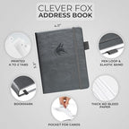 Clever Fox Address Book with alphabetic tabs - Image 2