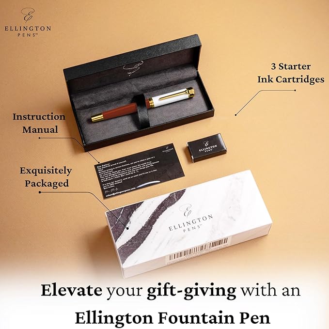Ellington Pens Luxury Fountain Pen Set - Image 4