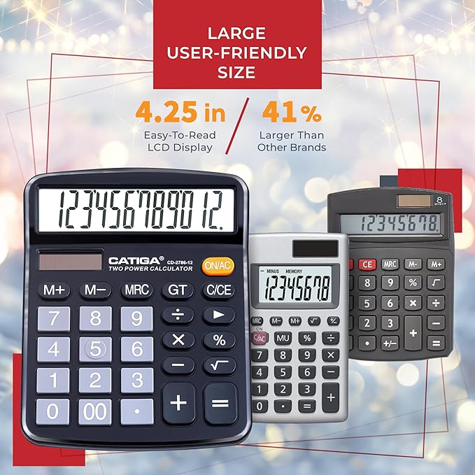 CATIGA 12 Digits Desktop Calculator - Image 3