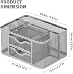 Marbrasse Mesh Desk Organizer, Pen Organizer - Image 4