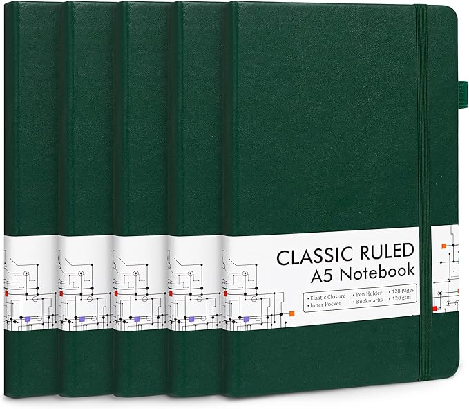 feela 5 Pack Journal Notebook Bulk by feela