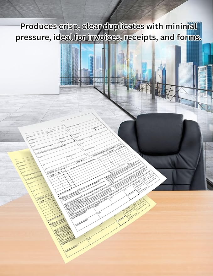 Limited Papers, Carbonless Sheets, Pre Collated, Bond Finish., 5 Reams) - Image 4