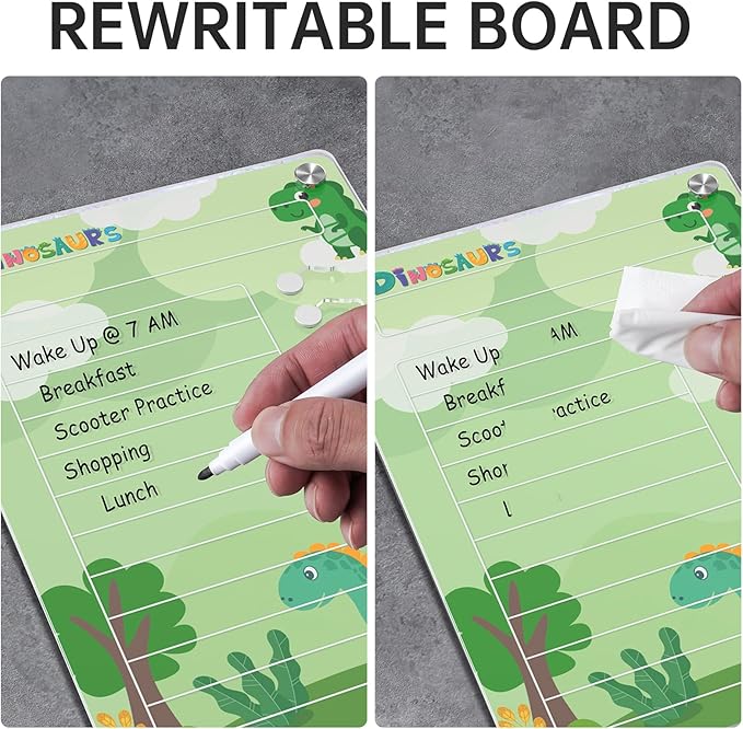NiHome Acrylic Magnetic To Do List Planning Board - Image 7