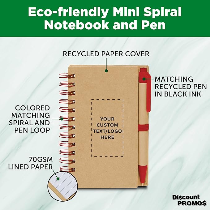 Custom Mini Spiral Notebooks - Image 3