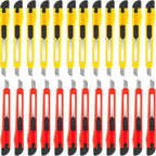 DIYSELF 24 Pack Box Cutters Bulk Utility Knife Retractable, Razor Knife Exacto by DIYSELF